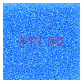 Filtermatte  blau/schwarz, 50 x 50 x 5 cm