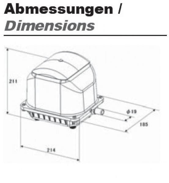 Secoh Membrankompressor JDK 60