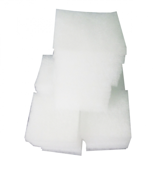 AquaJack's Filtervlies 10x10x1 cm, weiß, 50 Vliese